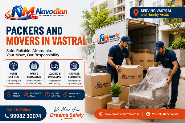 Packers and Movers in Vastral